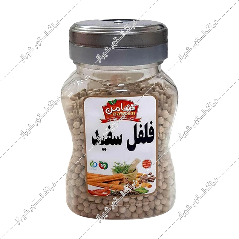 دانه فلفل سفید ضامن 120 گرم