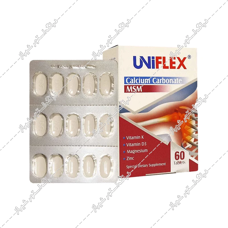قرص یونی فلکس ابیان دارو 60 عددی