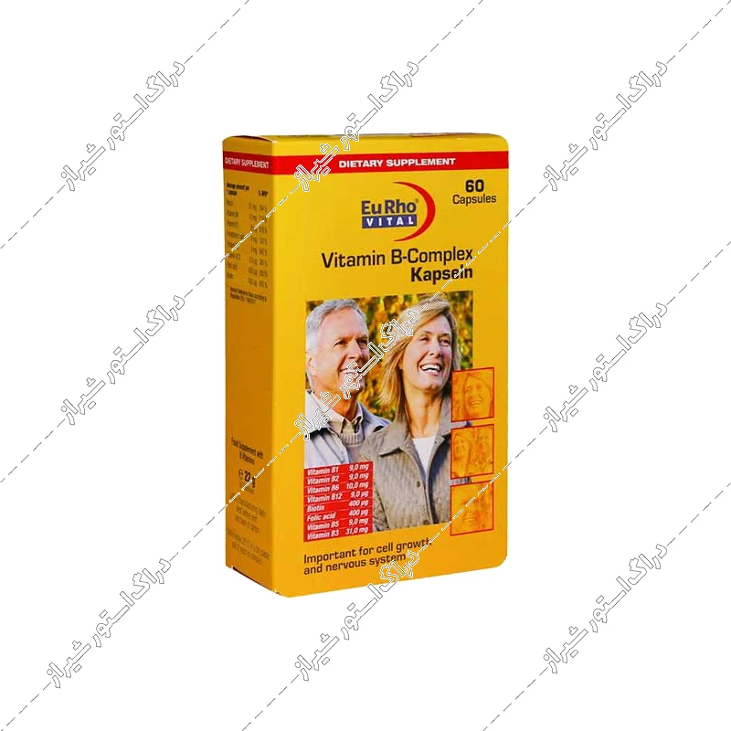 کپسول ب کمپلکس یوروویتال 60 عددی
