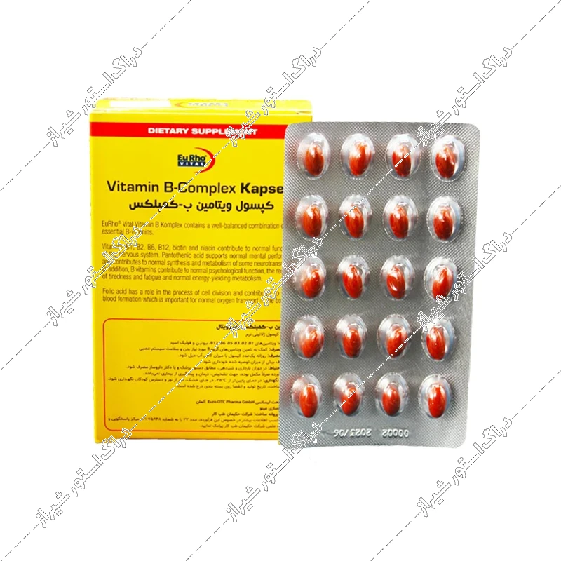 کپسول ب کمپلکس یوروویتال 60 عددی