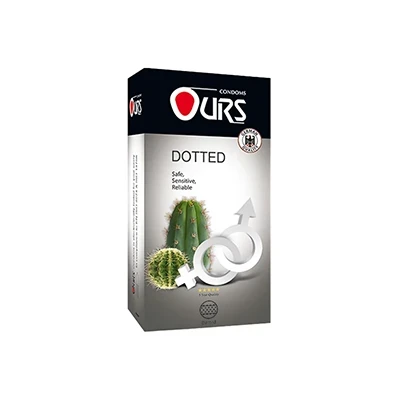 کاندوم خاردار اورز مدل Dotted بسته 12 عددی