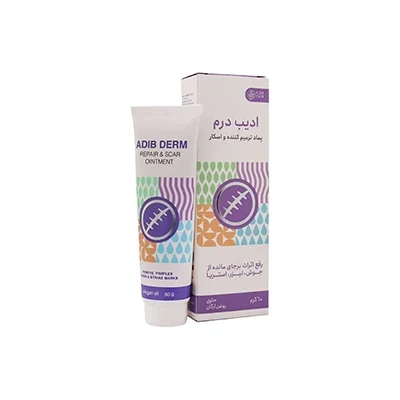 پماد ترمیم کننده و اسکار ادیب درم 60 گرم