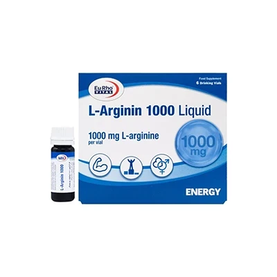 ویال خوراکی ال آرژنین 1000 یوروویتال 6 عددی