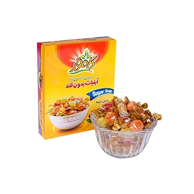 آبنبات شش میوه بدون قند کامور 110 گرم