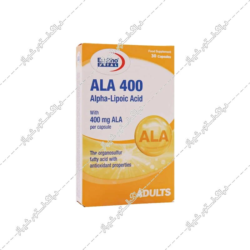کپسول آلفا لیپوئیک اسید 400 یوروویتال 30 عددی