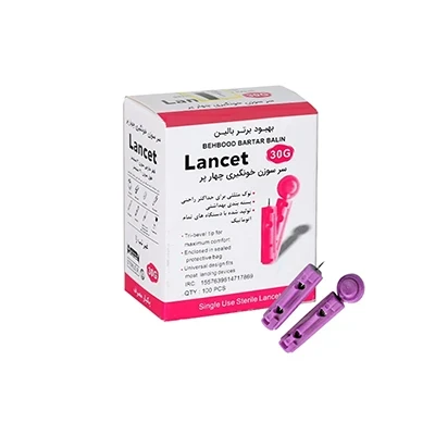 سوزن خون‌گیری چهار پر بهبود برتر بالین 100 عددی