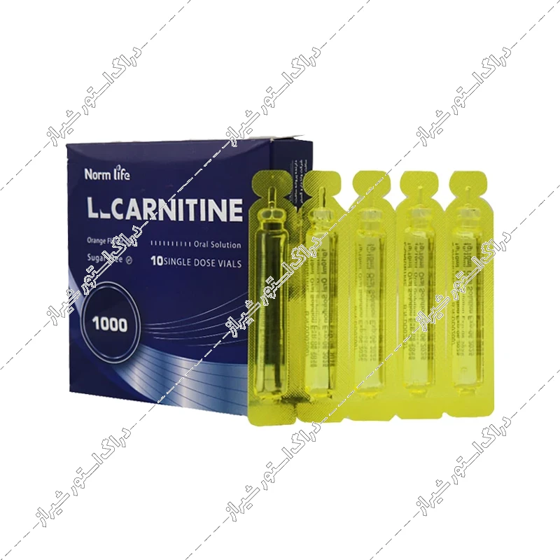 ویال ال کارنیتین 1000 نورم لایف 10 عددی