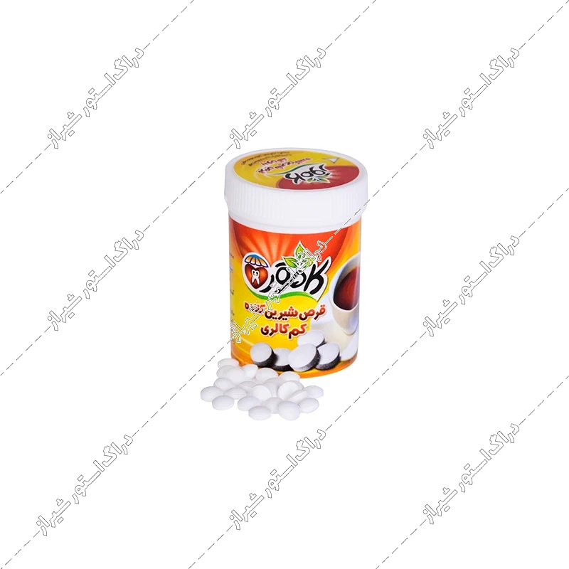 قرص جوشان شیرین کننده کم کالری استوانه‌ای کامور 250 عددی